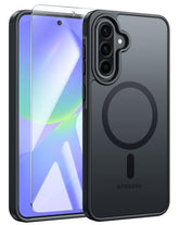 FNTCASE for Samsung Galaxy A36 6.7 Inch Phone Case: Magnetic Translucent Matte Shockproof Slim Phone Cover - Military Grade Drop Proof Hard Back Anti-Fingerprint Protective Case